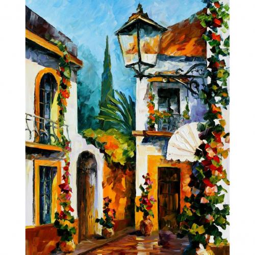 Set Pictura pe numere 40x50 cm, Panza din bumbac pe rama de lemn (PDP-886)