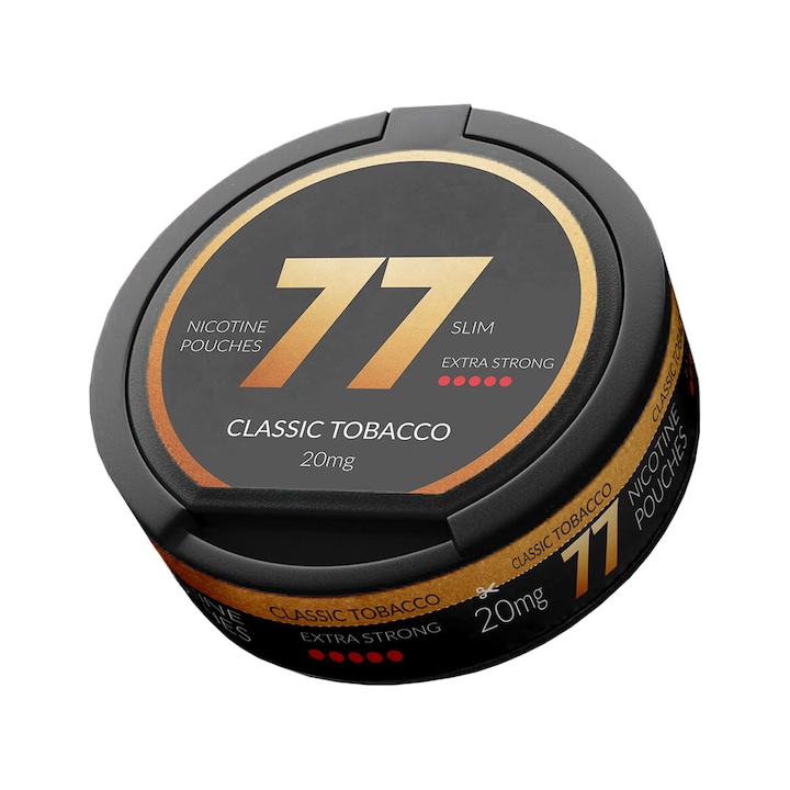 Pouch cu nicotina - Snus 77 Classic Tabacco 20 mg