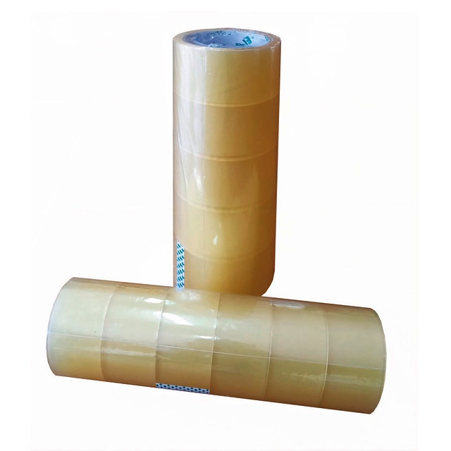 Set 12 role banda adeziva transparenta, 60 m