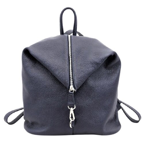 Rucsac dama casual caza pelletteria piele naturala bleumarin 5551 BL
