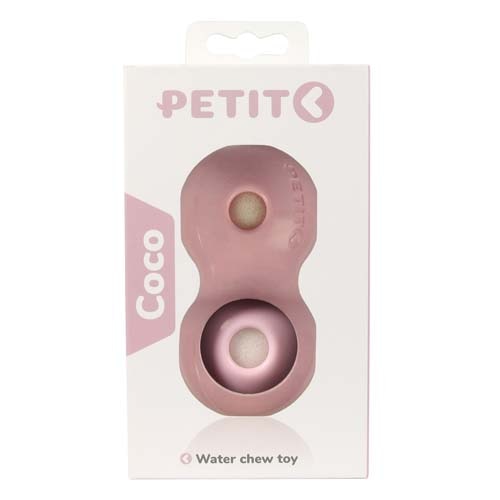 Ebi Petit Coco, Jucarie interactiva catei, 12x6x6 cm, Cauciuc, Roz