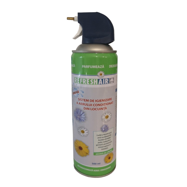 Spray aer conditionat curatare si dezinfectare ReFreshAir, aroma de lamaie