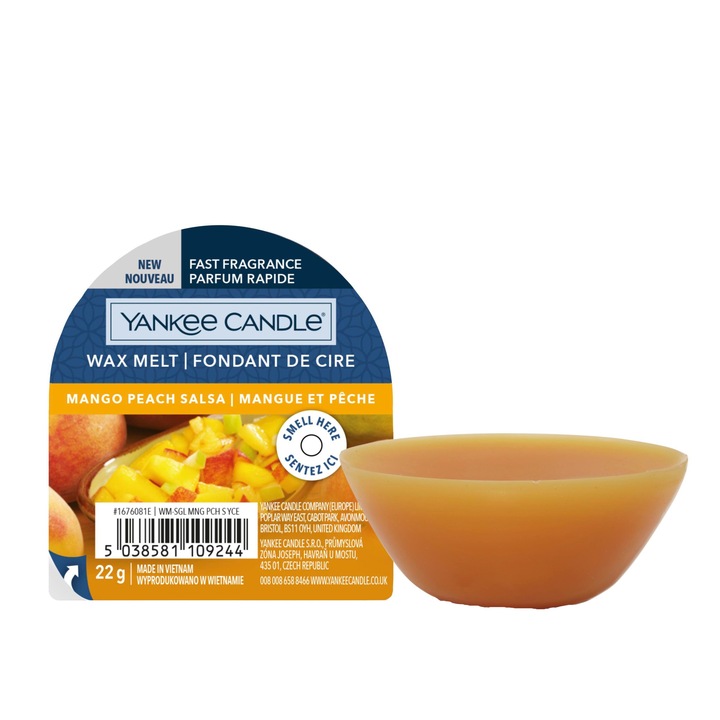 Ароматна свещ Mango Peach Salsa, Yankee Candle
