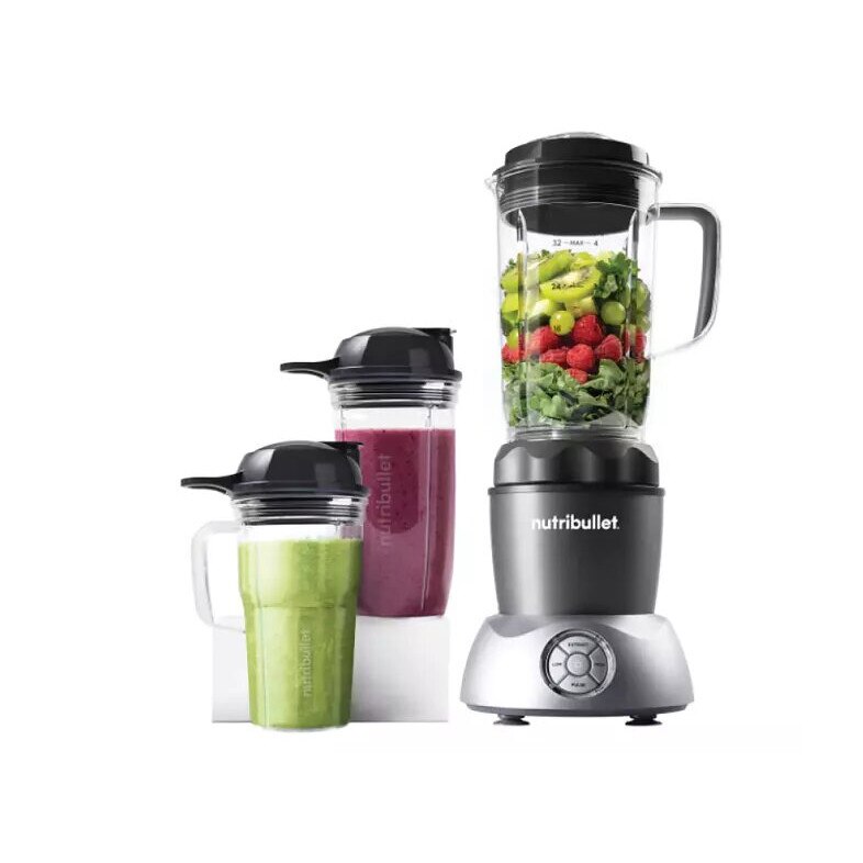 Blender Nutribullet NB-28200-1008DG, 0,9 L, 1000 W, 2 viteze, Gri