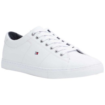 Tenisi Tommy Hilfiger, Essential Leather Cupsole, Alb, Alb Tenisi Tommy Hilfiger, Essential Leather Cupsole, Alb, Alb