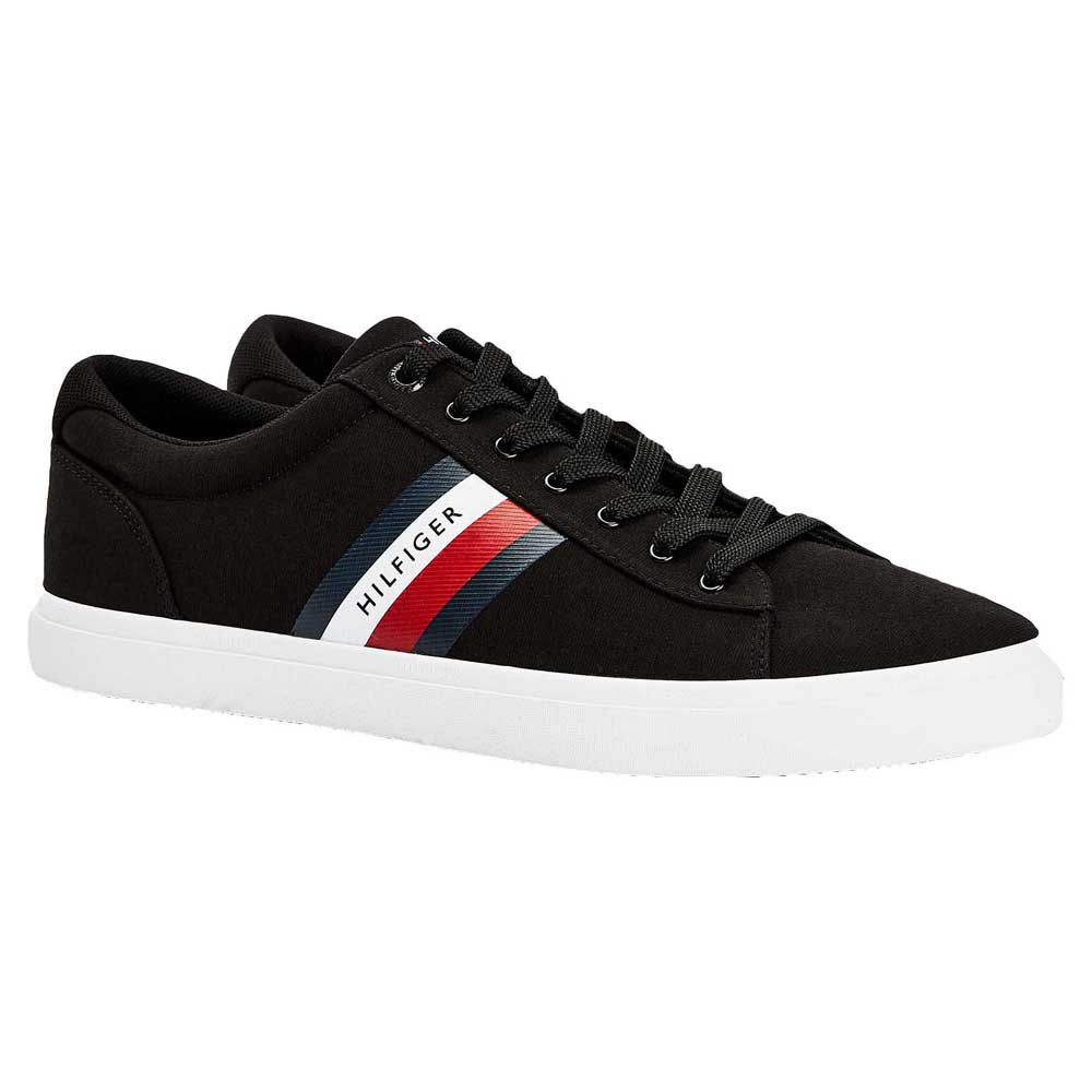 Tenisi Tommy Hilfiger, Essential Stripes Detail, Negru, Negru