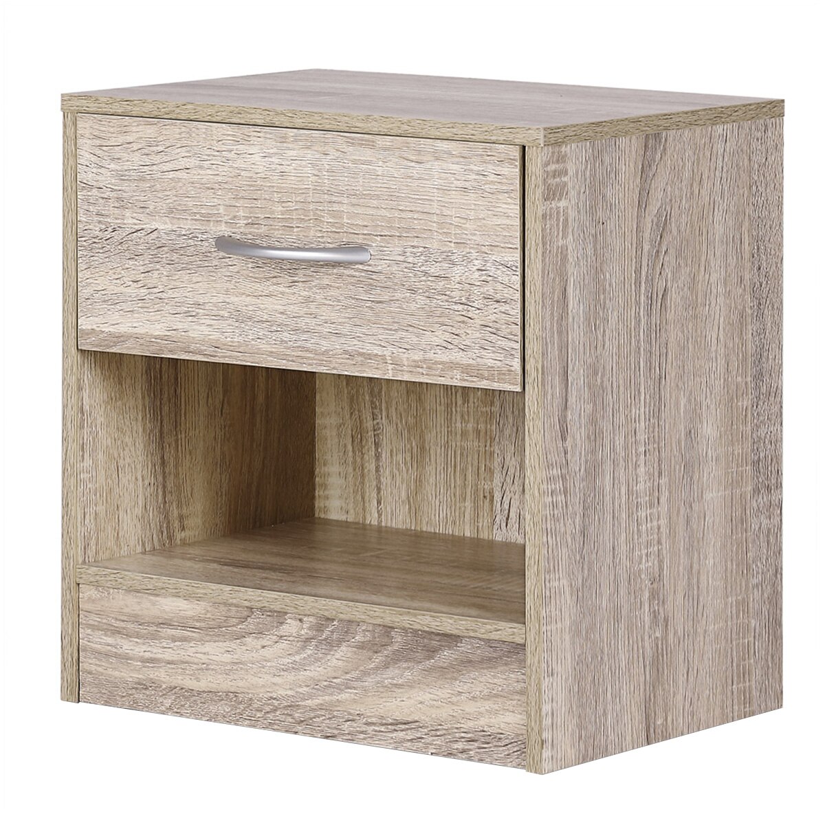 Noptiera cu sertar, Stejar, 39 x 28 x 41 cm