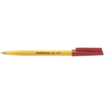 Pix Staedtler 430 F stick rosu Pix Staedtler 430 F stick rosu