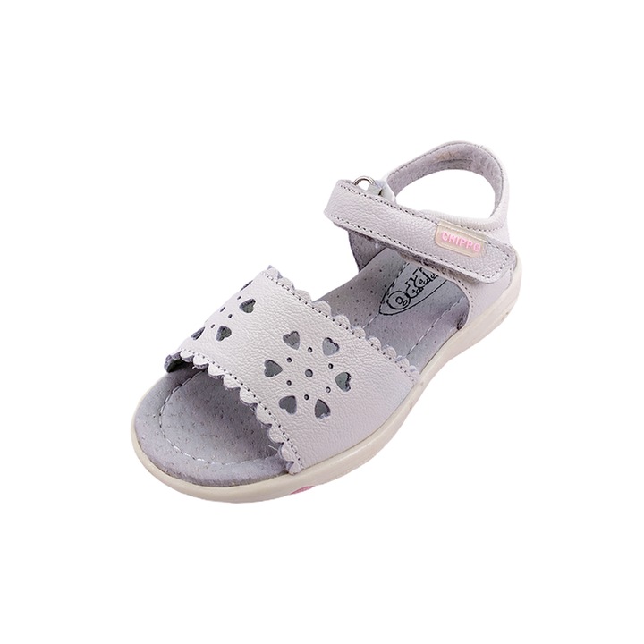 Детски сандал Chippo Kids 43399-1, 25-30, Естествена кожа, Бял