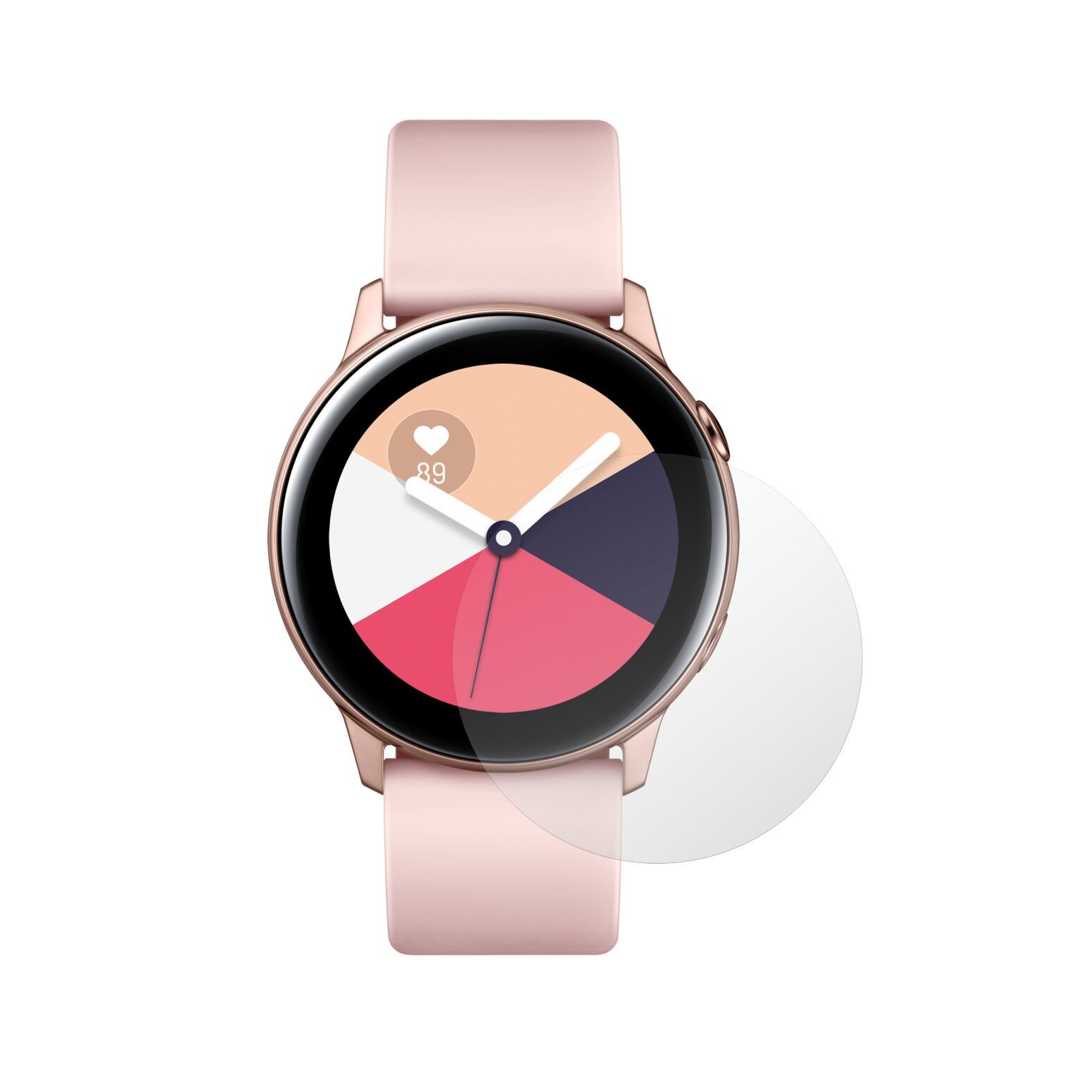 Set 4X Folie Protectie Ecran pentru Smartwatch Samsung Galaxy Watch Active, Invisible Skinz HD, Siliconica Ultra-Clear cu Acoperire Totala, Adeziva si Flexibila