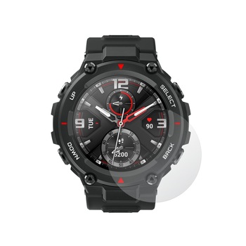 Set 4X Folie Protectie Ecran pentru Smartwatch Xiaomi Amazfit T-REX, Invisible Skinz HD, Siliconica Ultra-Clear cu Acoperire Totala, Adeziva si Flexibila Set 4X Folie Protectie Ecran pentru Smartwatch Xiaomi Amazfit T-REX, Invisible Skinz HD, Siliconica Ultra-Clear cu Acoperire Totala, Adeziva si Flexibila