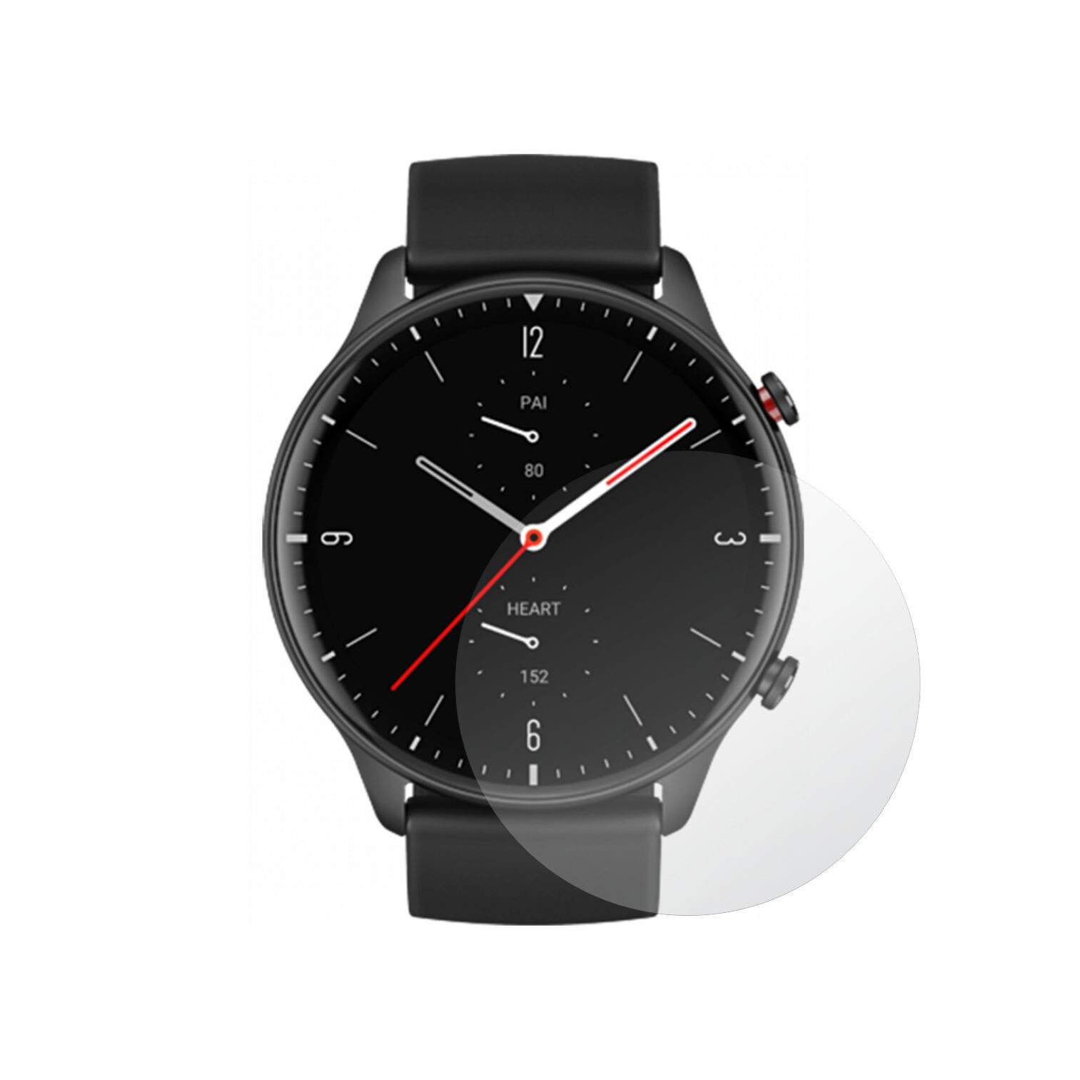 Set 4X Folie Protectie Ecran pentru Smartwatch Xiaomi Amazfit GTR 2, Invisible Skinz Matte, Siliconica Mata Anti-Amprenta, Anti-Reflex, Adeziva si Flexibila