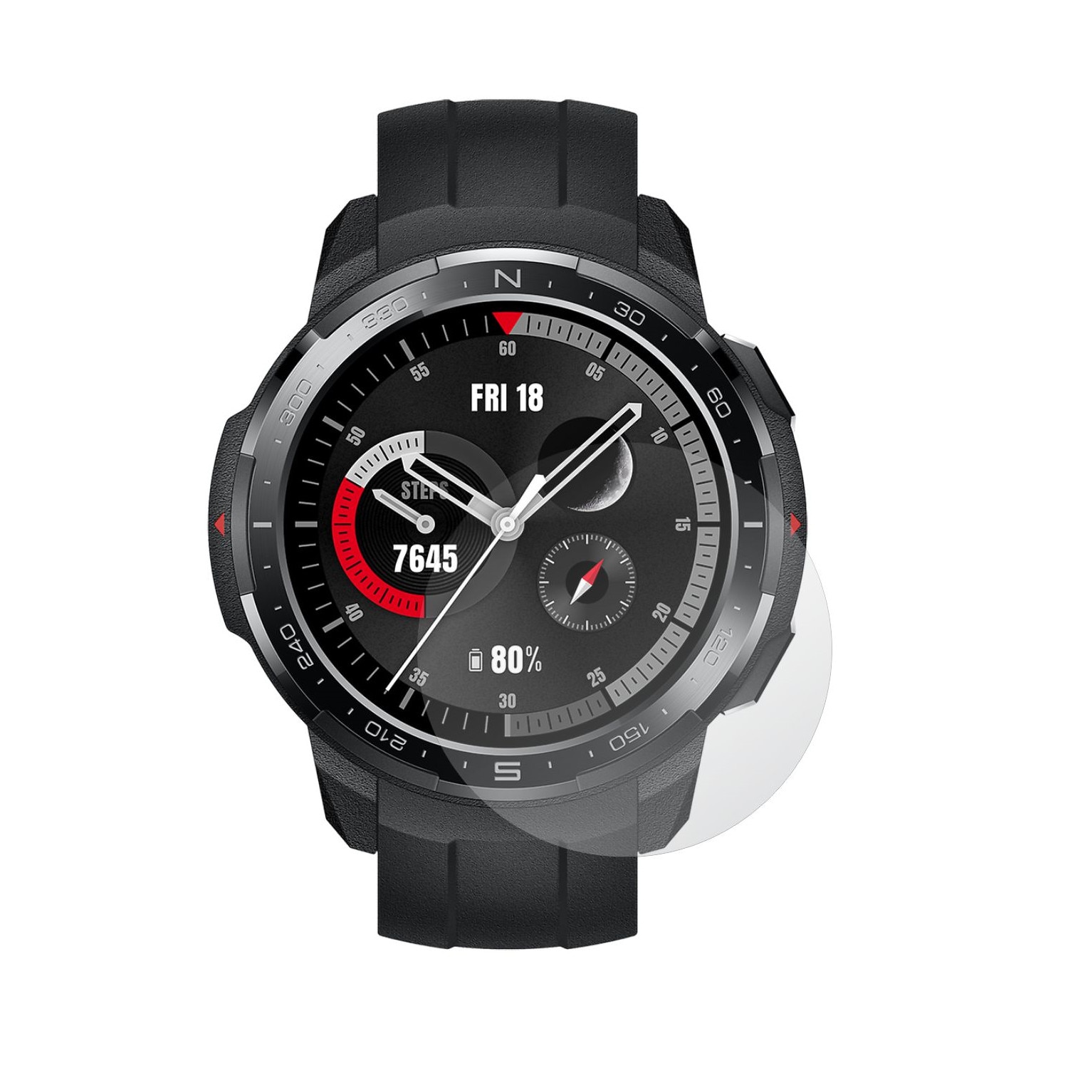 Set 4X Folie Protectie Ecran pentru Smartwatch Huawei Honor Watch GS Pro, Invisible Skinz Matte, Siliconica Mata Anti-Amprenta, Anti-Reflex, Adeziva si Flexibila