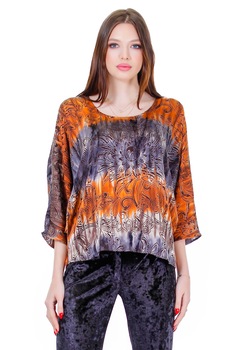 Bluza Liza Panait, 3259, matase, multicolora, 40 EU Bluza Liza Panait, 3259, matase, multicolora, 40 EU