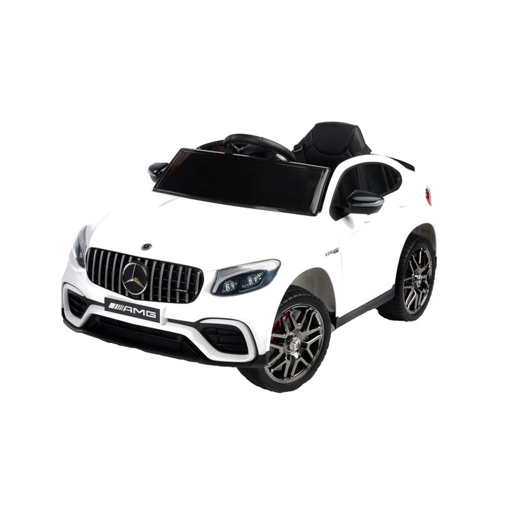 Masinuta electrica cu telecomanda Mercedes Amg Glc 63S Alba