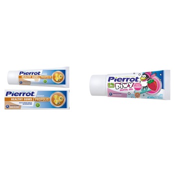 Pachet promo Pierrot: Pasta de dinti Healthy Gums Propolis, 75ml + Pasta de dinti Piwy pentru copii, 30 ml Pachet promo Pierrot: Pasta de dinti Healthy Gums Propolis, 75ml + Pasta de dinti Piwy pentru copii, 30 ml