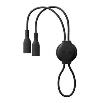 Husa de protectie cu snur ochelari NOMAD Glasses Strap compatibila cu Apple AirTag Black Husa de protectie cu snur ochelari NOMAD Glasses Strap compatibila cu Apple AirTag Black