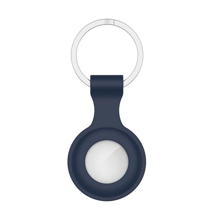 Защитен калъф TECH-PROTECT Icon, съвместим с Apple AirTag Navy Blue