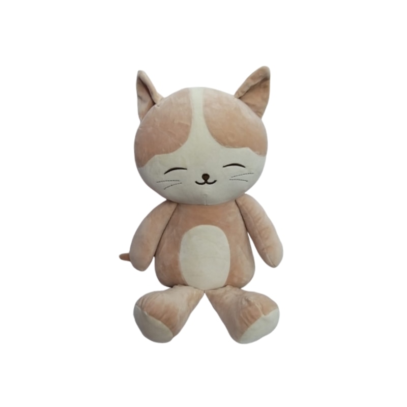 Pisica de plus 50 cm, Nichita Impex, maro