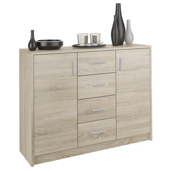 Comoda moderna, PVC, U-1 SONOMA, 85x35x110 Comoda moderna, PVC, U-1 SONOMA, 85x35x110