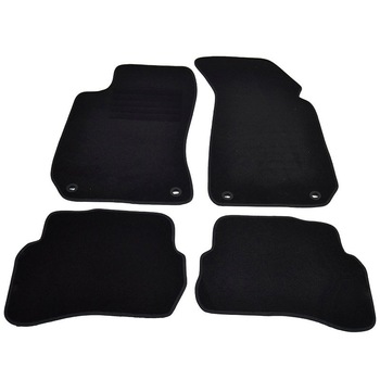 Set covorase AutoLux, mocheta, pentru Volkswagen Passat B5 10/2000-2/2005, cu fixare in podea ovala, negru, 4 buc Set covorase AutoLux, mocheta, pentru Volkswagen Passat B5 10/2000-2/2005, cu fixare in podea ovala, negru, 4 buc