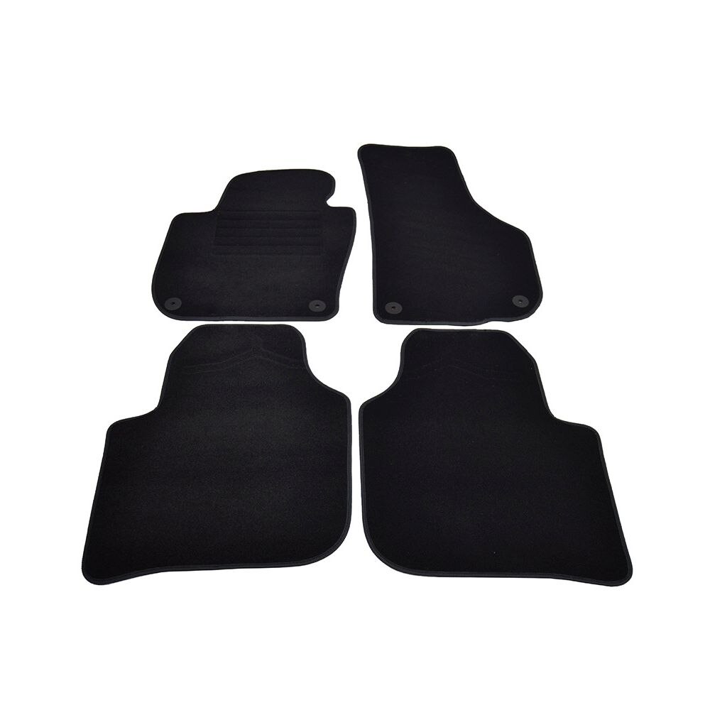 Set covorase AutoLux, mocheta, pentru Skoda Superb 7/2008-, negru, 4 buc