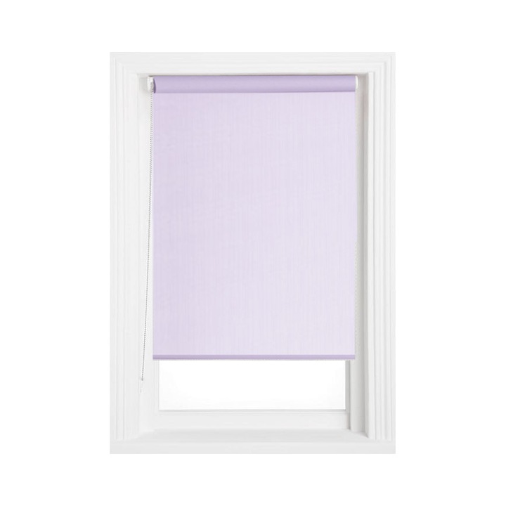 Rulou textil MINI MS-06, Rolete semi-opac ,culoare mov, dimensiuni panza 45 cm x 170 cm