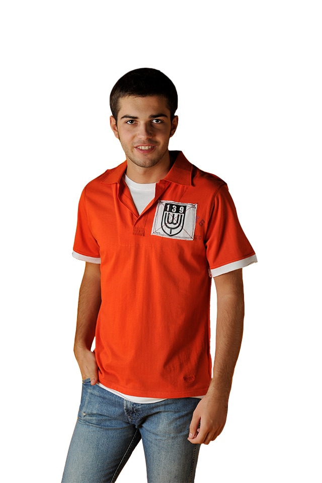 Tricou barbati cu maneca scurta, Tuareg, Model 6, Caramiziu