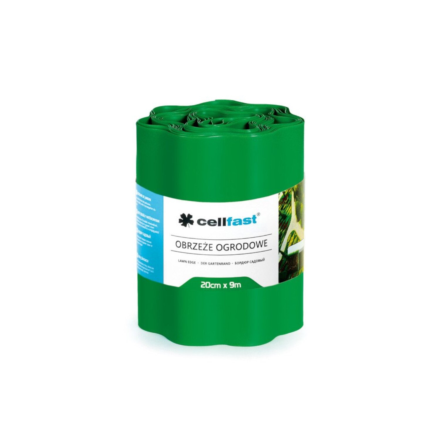 Bordura de gradina, 20 cm x 9 m, Cellfast, verde