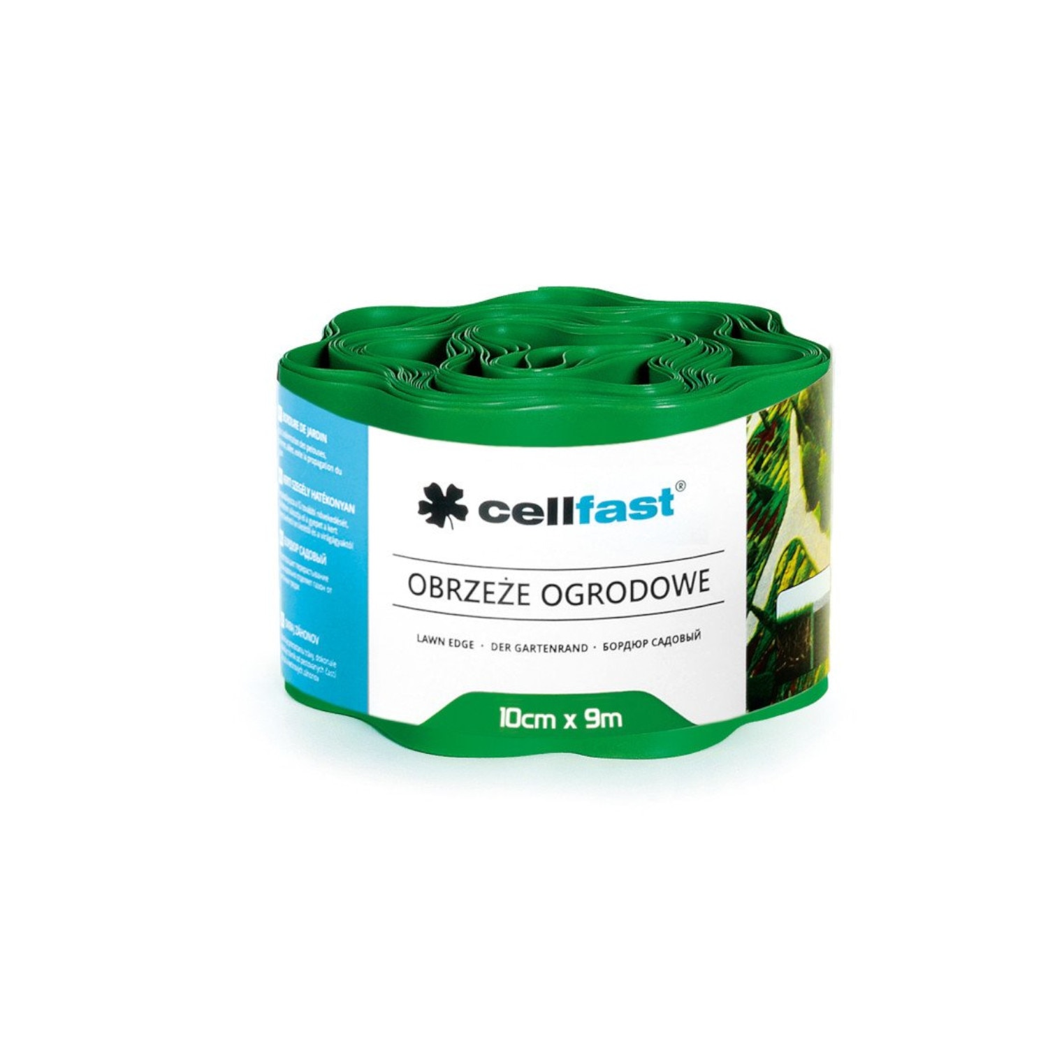 Bordura de gradina, 10 cm x 9 m, Cellfast, verde
