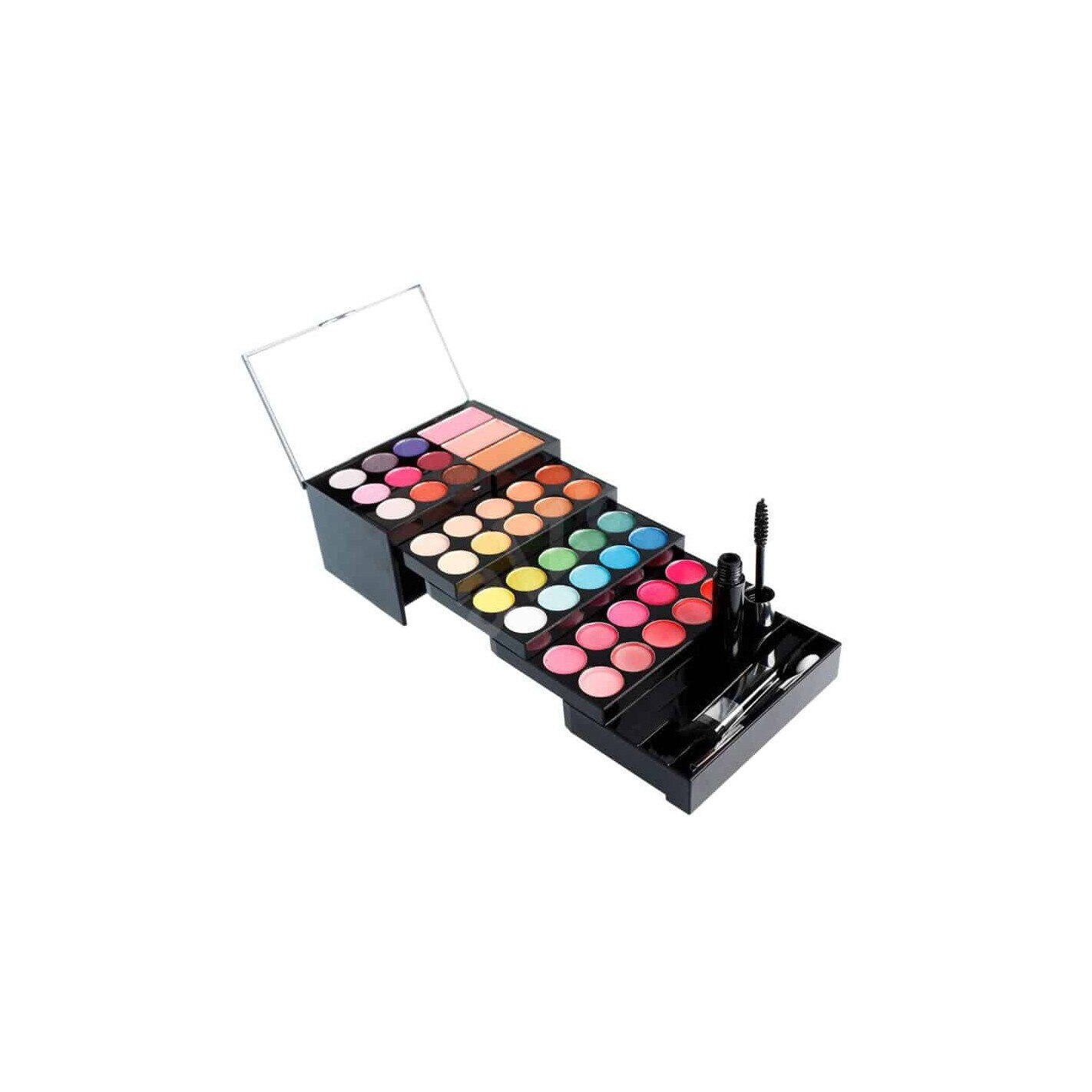 Paleta de farduri pentru buze, ochi si obraji Parisax, 48 nuante