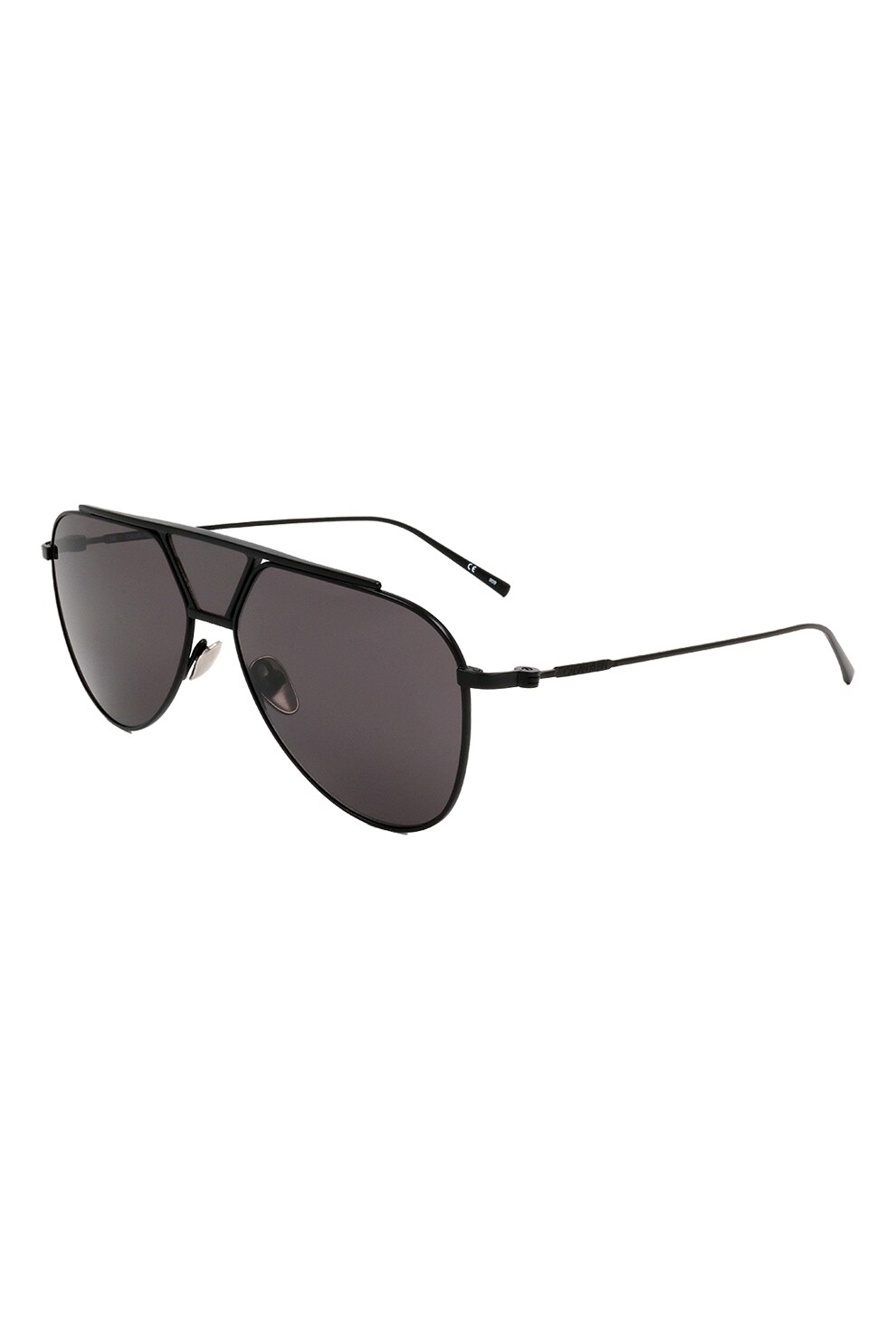 CALVIN KLEIN, Ochelari de soare aviator unisex, Negru, 59-15-140 Standard