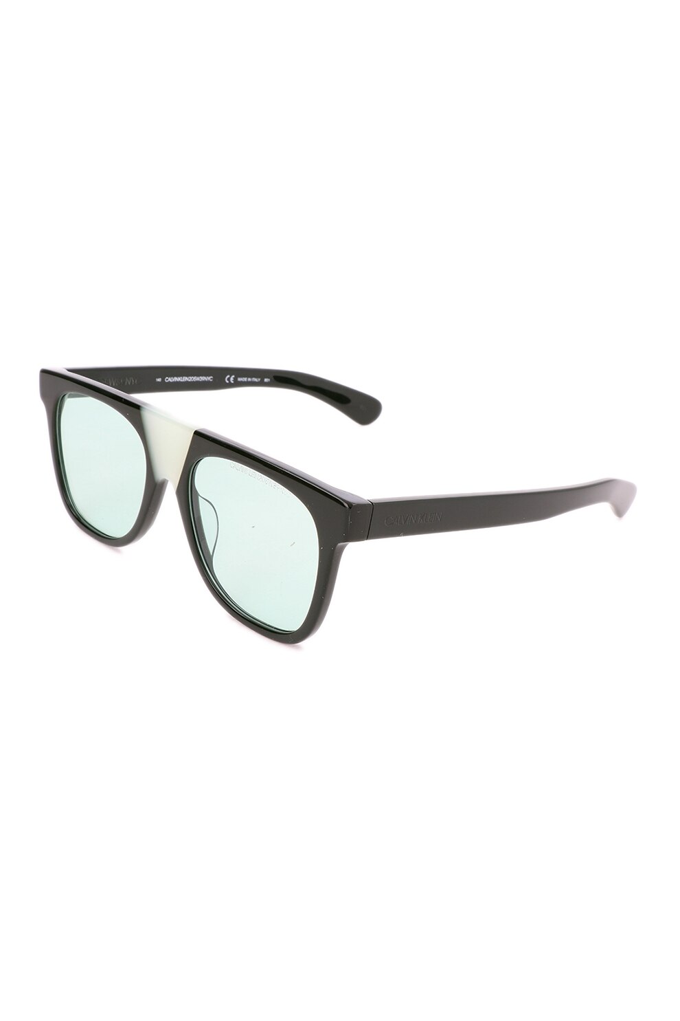 CALVIN KLEIN, Ochelari de soare patrati unisex, Gri inchis/Alb, 53-18-140 Standard