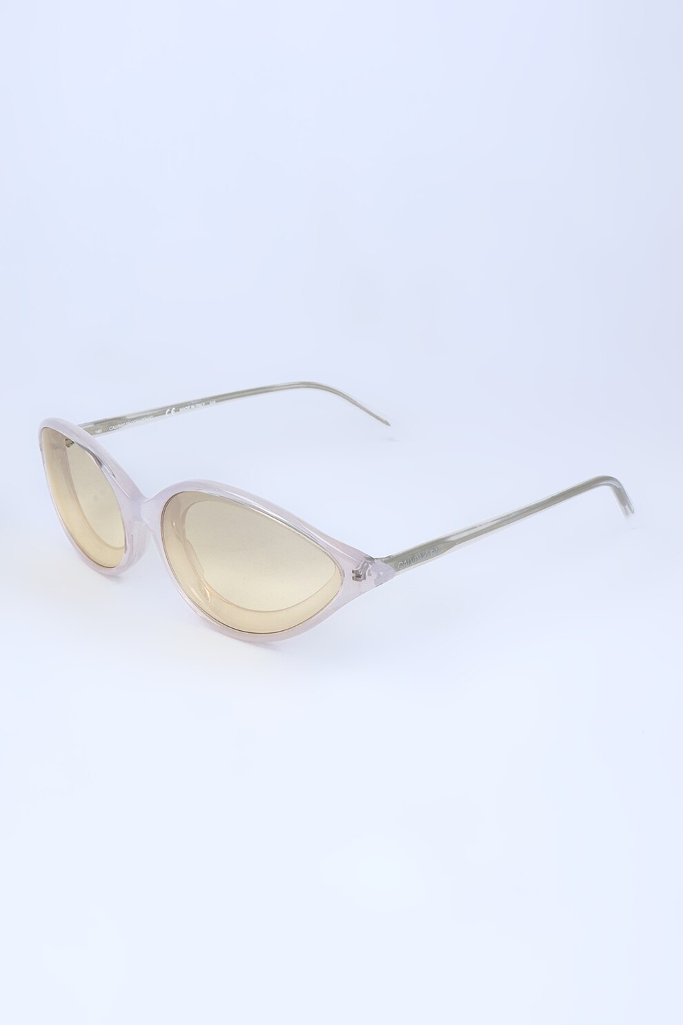 CALVIN KLEIN, Ochelari de soare cat-eye, Transparent, 61-17-140 Standard