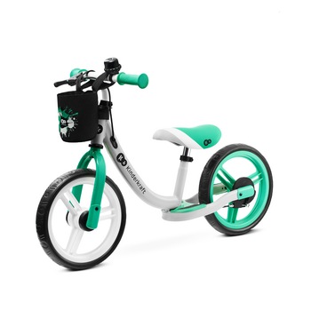 Bicicleta fara pedale Kinderkraft, SPACE Light Green, 12 Bicicleta fara pedale Kinderkraft, SPACE Light Green, 12
