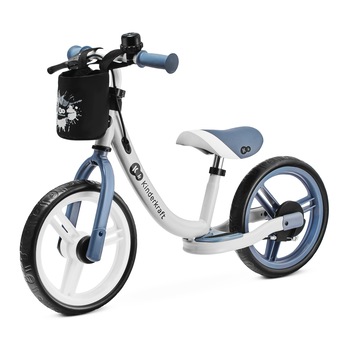 Bicicleta fara pedale Kinderkraft, SPACE Sapphire Blue, 12 Bicicleta fara pedale Kinderkraft, SPACE Sapphire Blue, 12