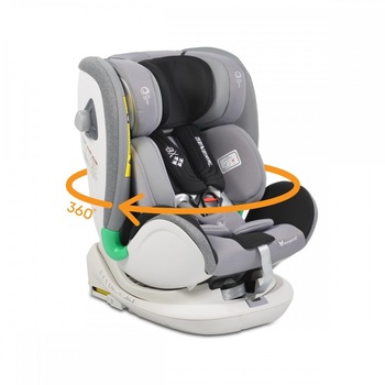 Scaun auto General, gri inchis, 5 pozitii de inclinare, sistem ISOFIX, tetiera reglabila pe 10 pozitii, rotire 360 de grade, prindere in 5 puncte Scaun auto General, gri inchis, 5 pozitii de inclinare, sistem ISOFIX, tetiera reglabila pe 10 pozitii, rotire 360 de grade, prindere in 5 puncte