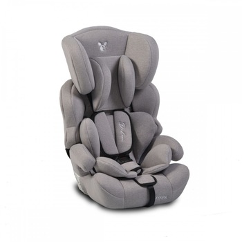 Scaun auto Deluxe, gri, sistem de prindere in 5 puncte si 3 pozitii de inclinare, recomandat pentru grupa 9-36, grupa 3 Scaun auto Deluxe, gri, sistem de prindere in 5 puncte si 3 pozitii de inclinare, recomandat pentru grupa 9-36, grupa 3