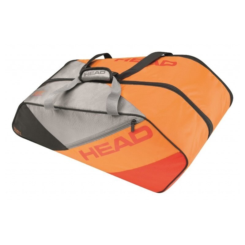 Geanta Tenis Head Elite 9R Gri Portocaliu