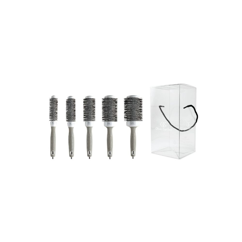 Комплект четки за коса, Olivia Garden, Ceramic Ion Thermal Brush, 5 бр ...