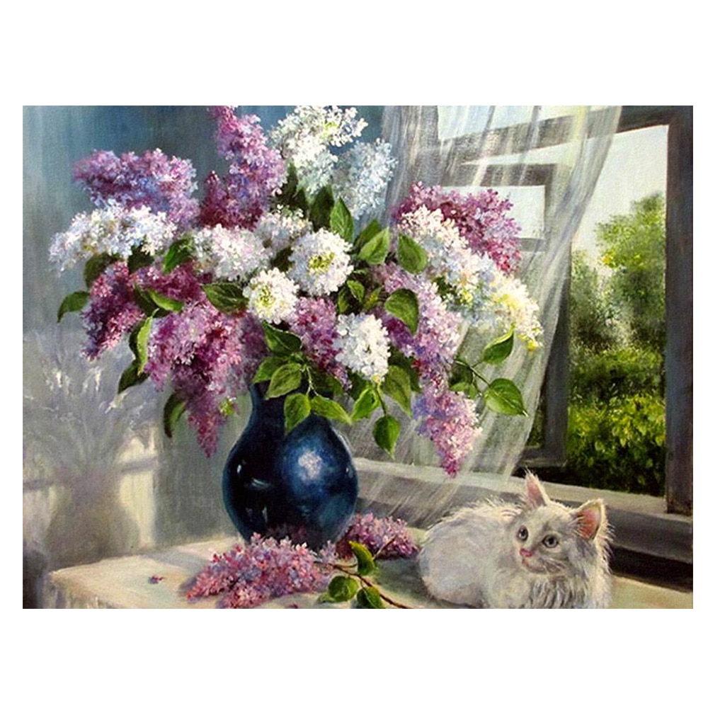 Set de broderie cu diamante 5d, Pictura cu diamante 30x40cm (Model DP078)