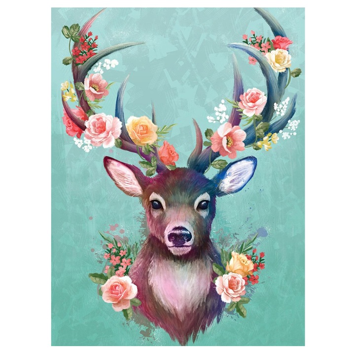 Set de broderie cu diamante 5d, Pictura cu diamante 30x40cm (Model DP061)