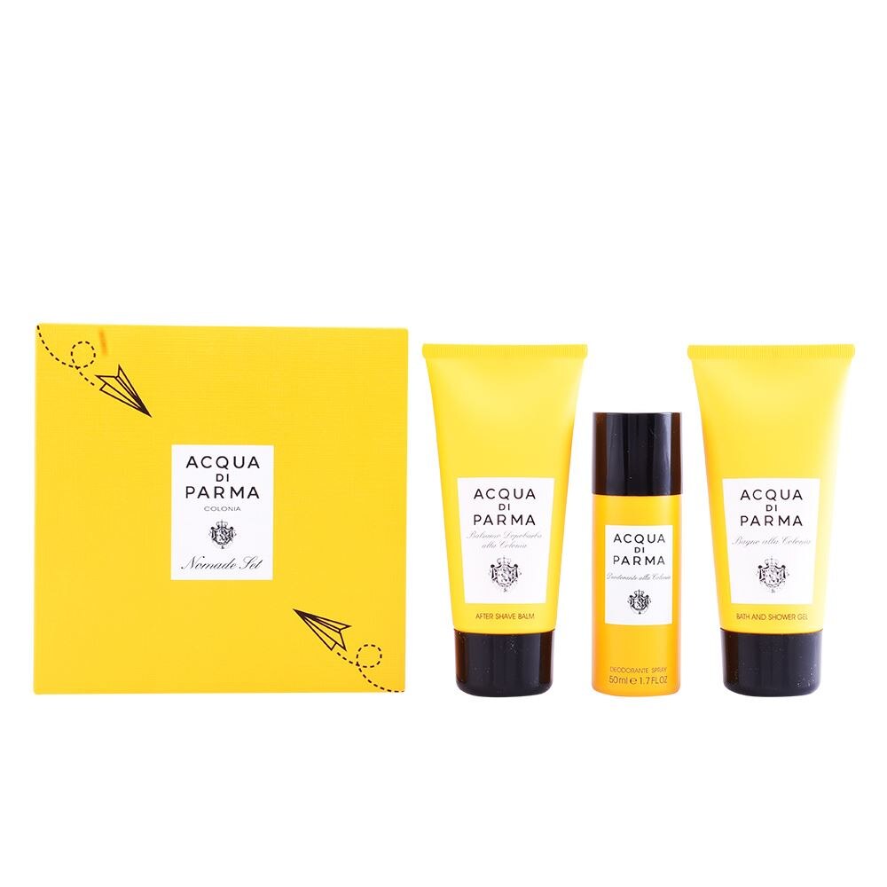 Set cadou Acqua Di Parma Colonia Nomade, Barbati After shave 75ml, Gel de dus 75ml, Deodorant 50ml