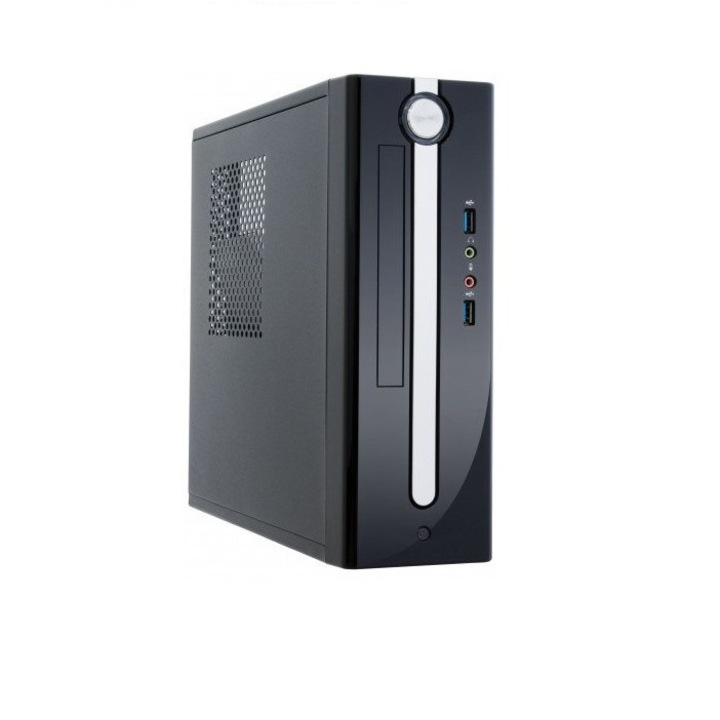 Sistem QBitGear Multimedia/Office Portable Mini Edition Intel I5 8400, AsRock H310CM-HDV ,Intel UHD Graphics 630, 8 GB Kingston DDR4, 480 GB SSD