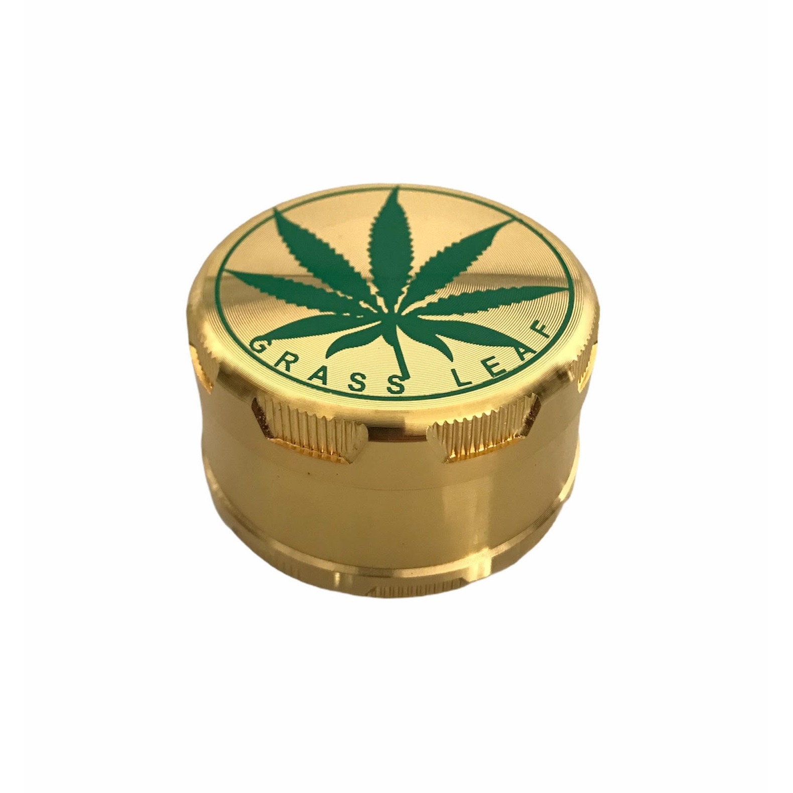 Grinder metalic Dreamliner Gold Leaf format din trei parti, diametru 50 mm