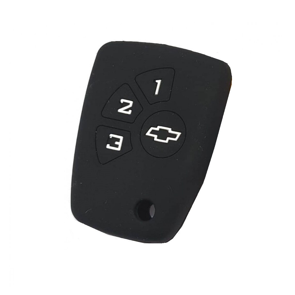Husa din silicon pentru cheie auto CHEVROLET 3 butoane si emblema