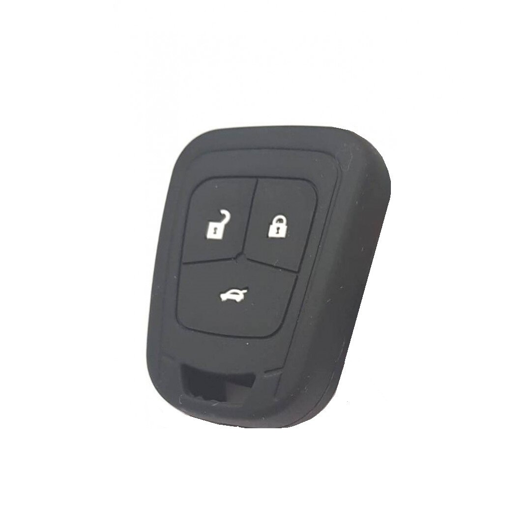Husa din silicon pentru cheie auto CHEVROLET cu 3 butoane si emblema