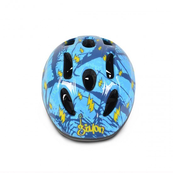 Casca Ciclism Copii Simon Y22 - 46-53 cm, S, Albastru-Galben