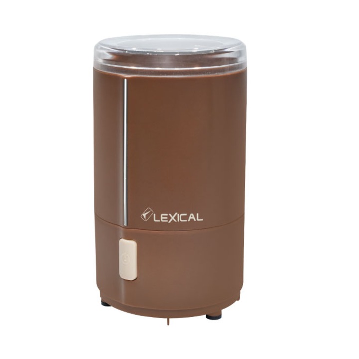 Електрическа мелничка за кафе Lexical, 50ml, кафяв