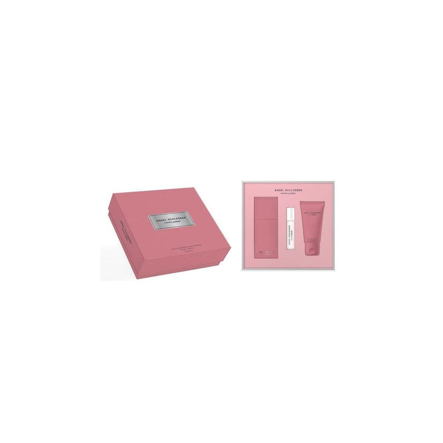 Set Angel Schlesser, Femme adorable, Apa de toaleta 100 ml, Lotiune de corp 100 ml, Miniatura 10 ml